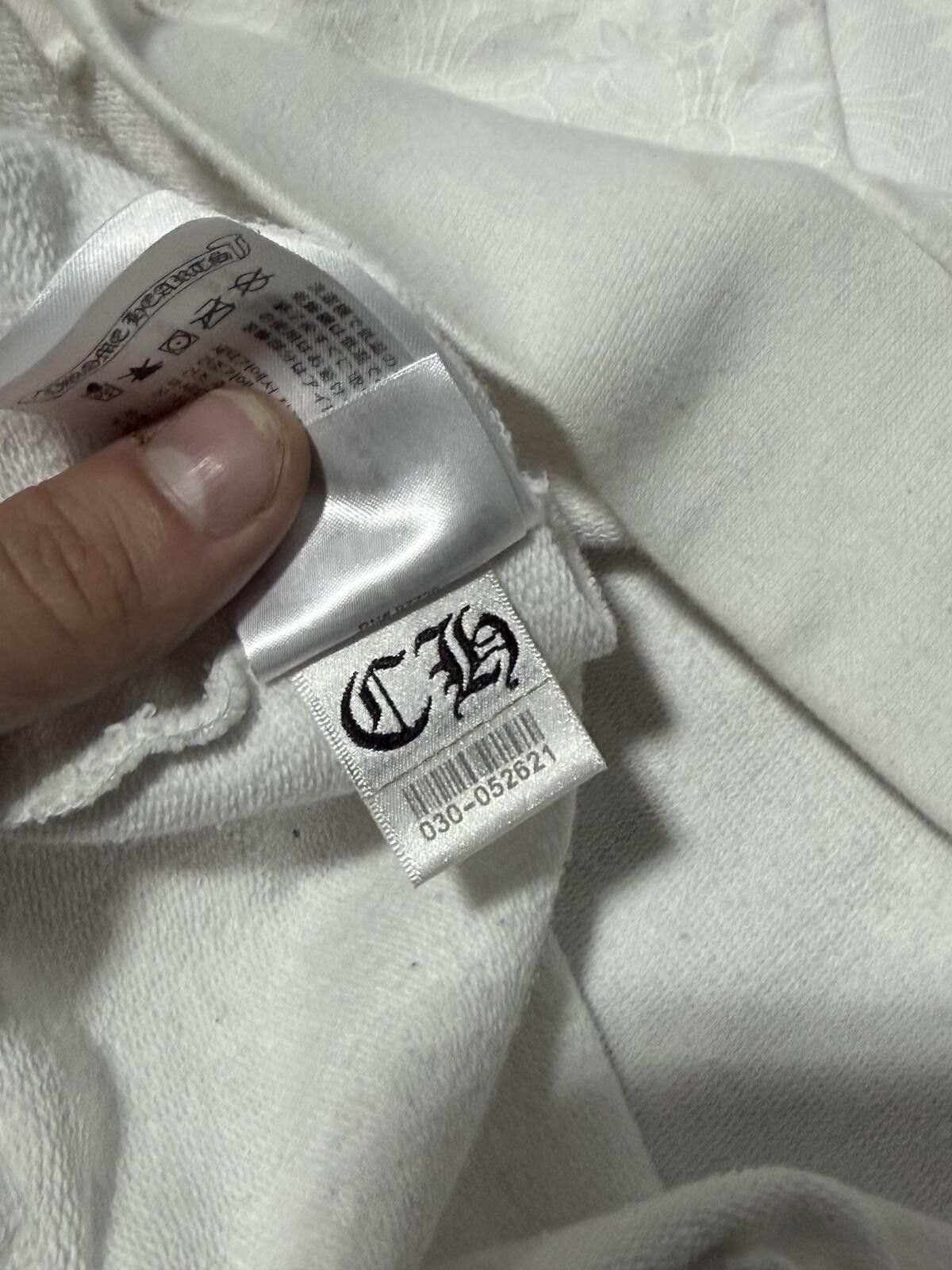 Chrome Hearts Chrome Hearts Reflective Monogram Hoodie White - S Size US S / EU 44-46 / 1 - 9 Thumbnail