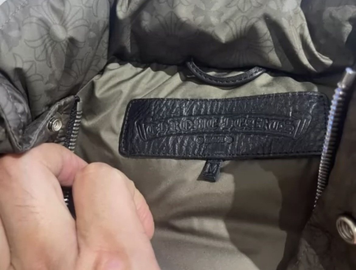 Chrome Hearts Army green plus cross pattern Stiff 2 puffer down jacket Size US M / EU 48-50 / 2 - 11 Thumbnail