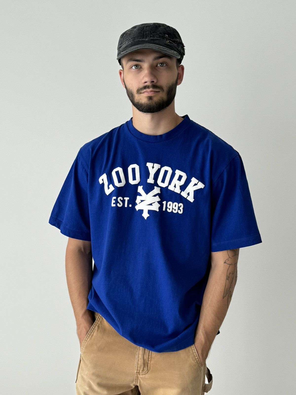 Vintage × Zoo York Vintage Y2K Zoo York Skateboarding Blue T-Shirt Size US XL / EU 56 / 4 - 1 Thumbnail
