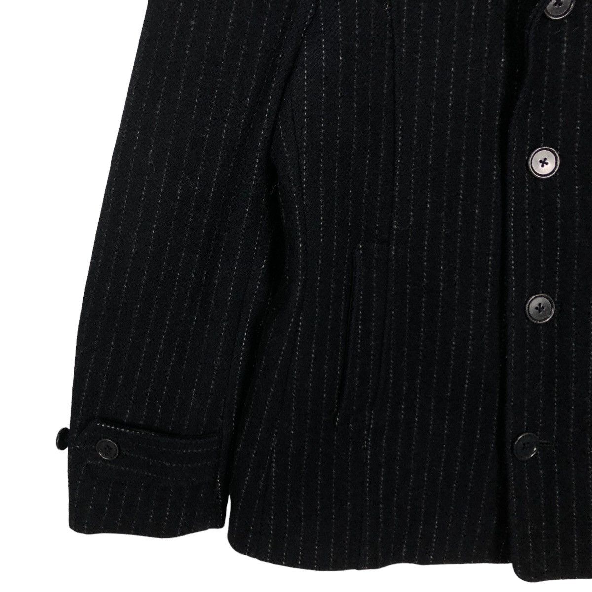 Japanese Brand 🔥90’s Double Breast Biker Jacket Ships Luxury Stripe Design Size US L / EU 52-54 / 3 - 3 Thumbnail