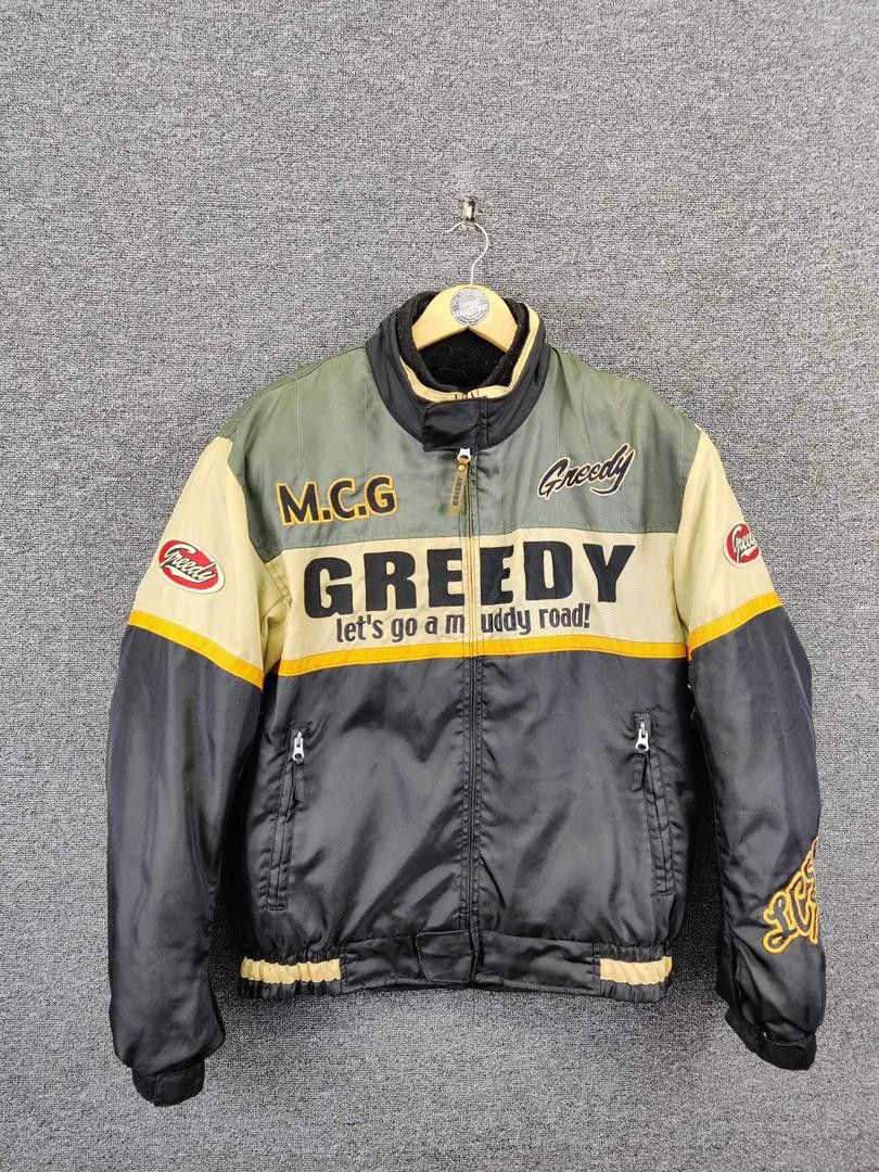 Greedy Genius Vintage Greedy Racing Motorcycle Bikers Ridding Jacket Size US M / EU 48-50 / 2 - 1 Thumbnail