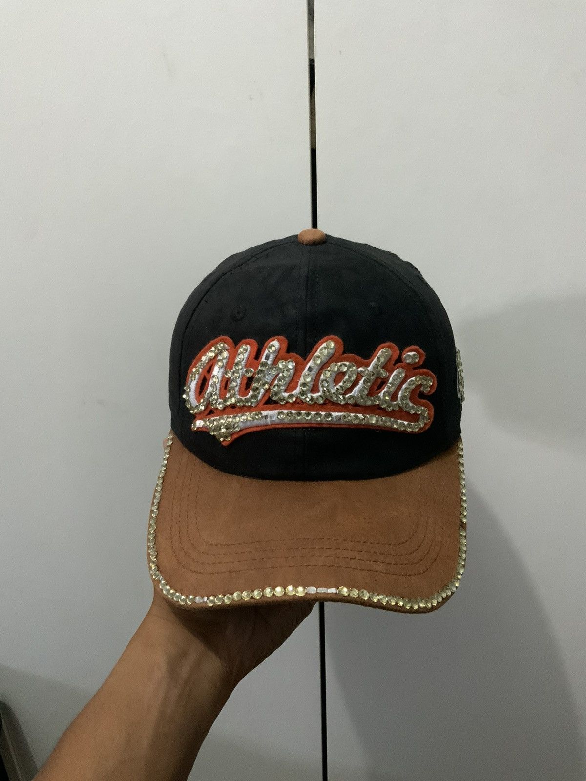 Japanese Brand Athletic Diamond Black Hat Size ONE SIZE - 1 Thumbnail