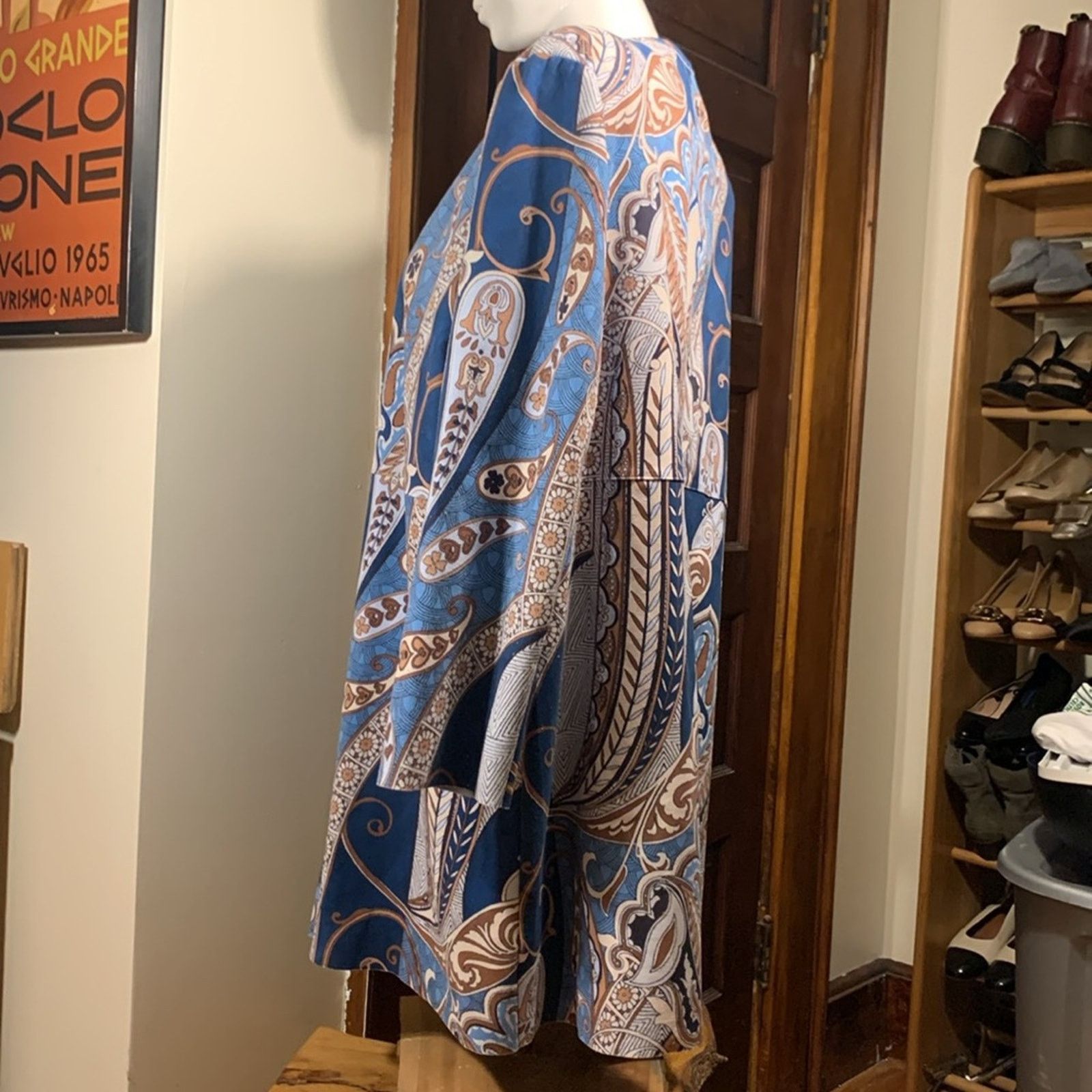 Chicos Chicos Statement oversized paisley faux suede duster coat Size XXL / US 16-18 / IT 52-54 - 7 Thumbnail