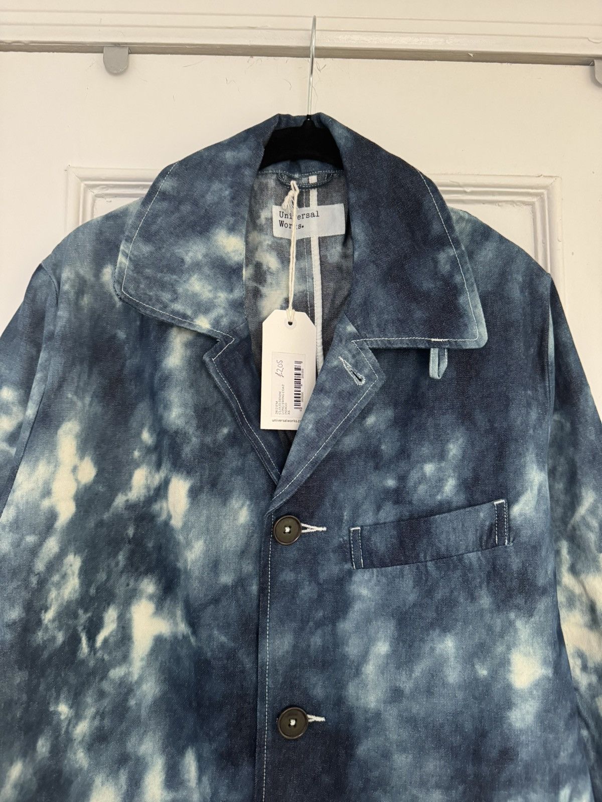 Universal Works Universal Works Long Swing Coat in Indigo Cloud Denim XS NWT Size US XS / EU 42 / 0 - 3 Thumbnail