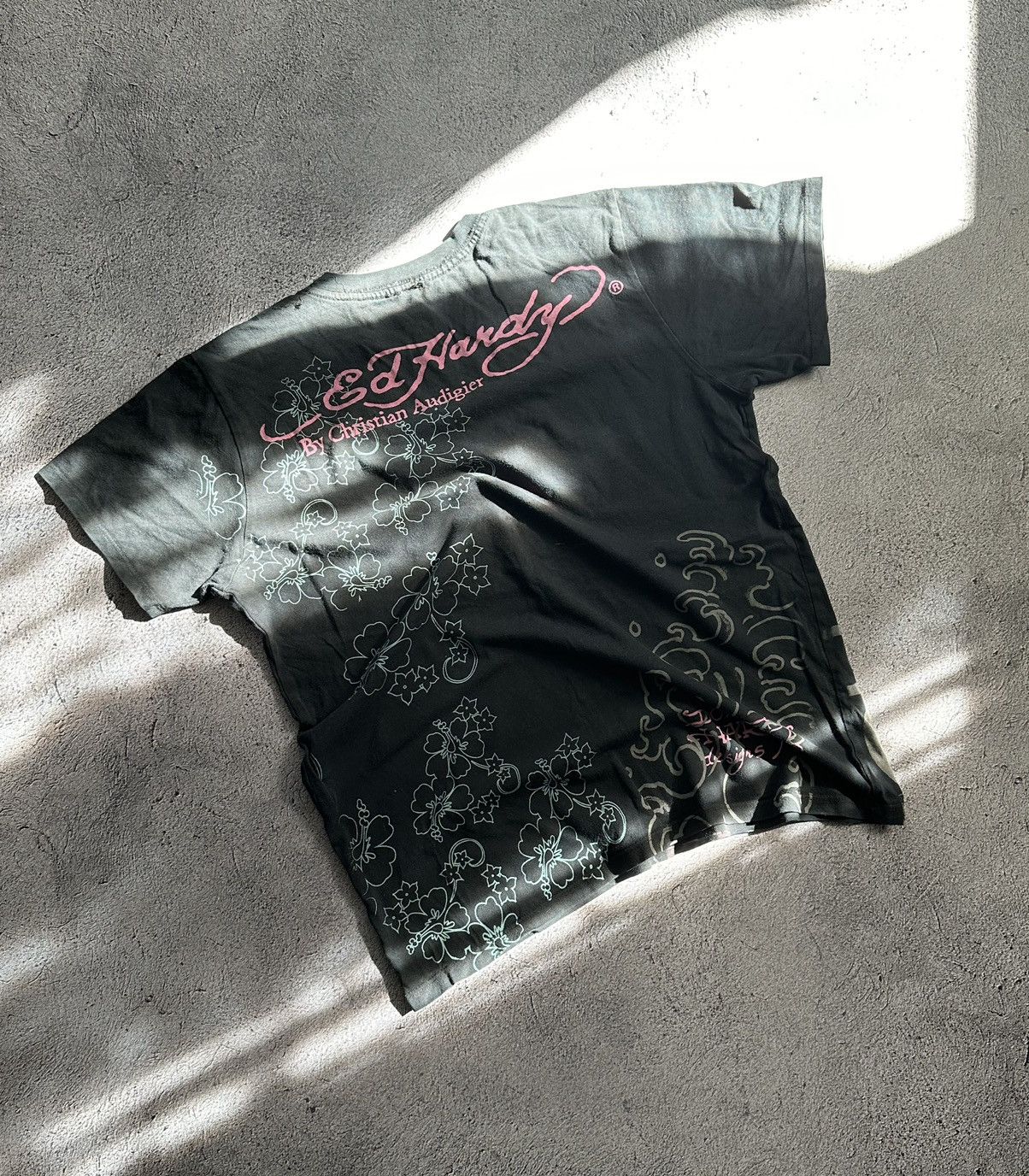 Christian Audigier × Ed Hardy 🐕‍🦺 Vintage EdHardy By Cristian Audigier Tee Full Print Size US S / EU 44-46 / 1 - 2 Thumbnail
