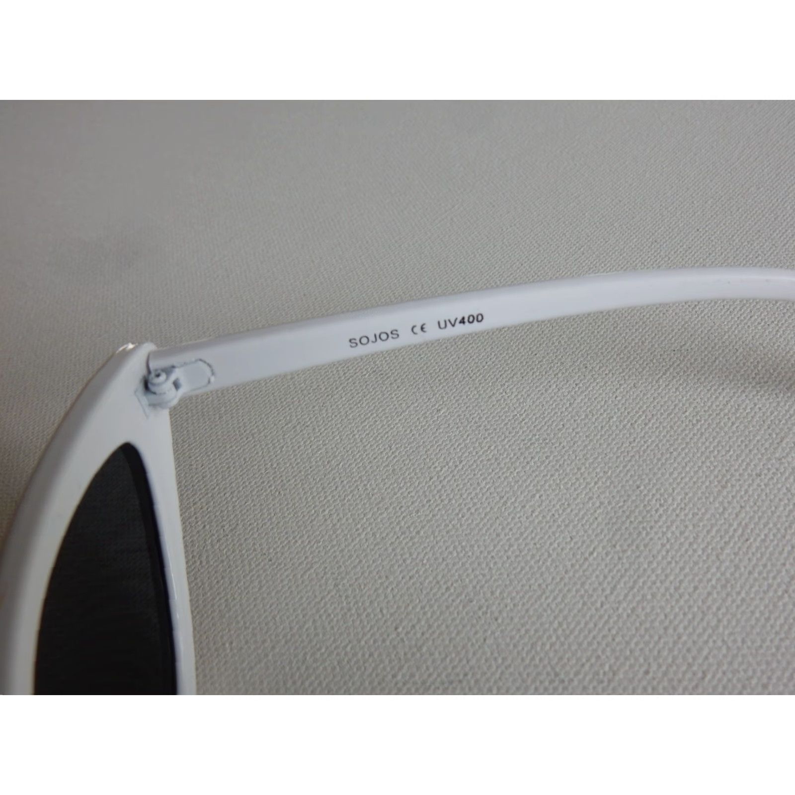 Vintage VINTAGE Sojos Sunglasses Men 52mm White Small Scratched Lens Cape Cod Mayflower Size ONE SIZE - 4 Thumbnail