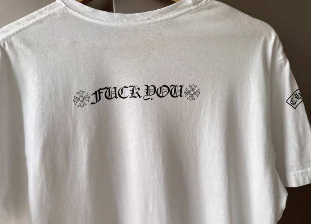 Chrome Hearts Chrome Hearts White Sanskrit Size US L / EU 52-54 / 3 - 3 Thumbnail