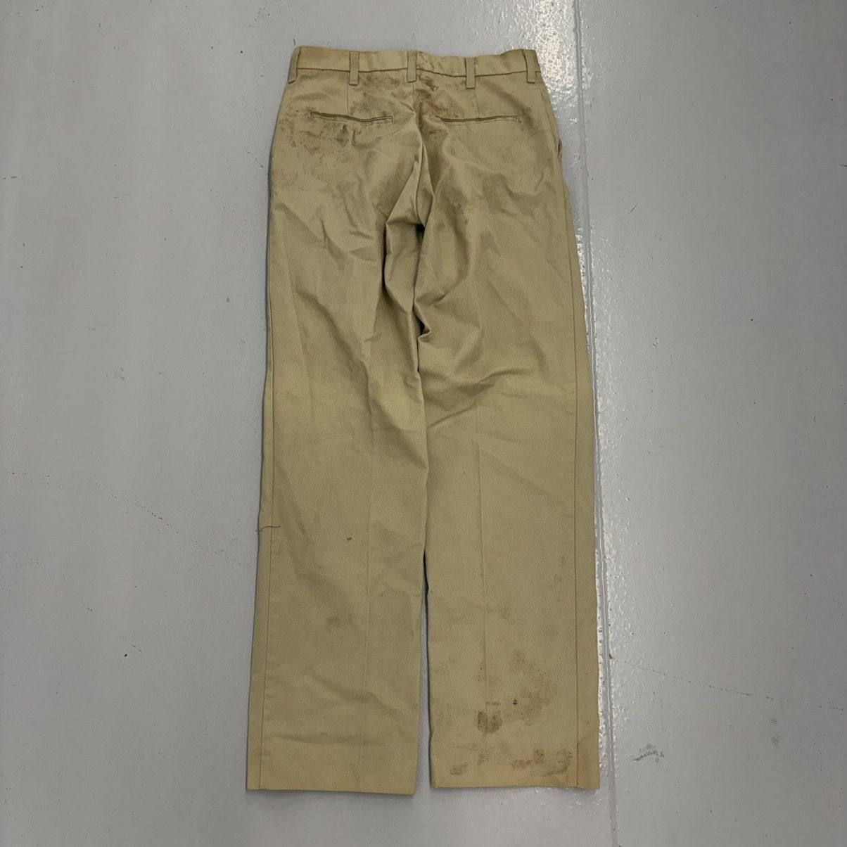 Other Vintage 70s 80s Cintas Tan Canvas Workwear Chinos 29x31 Size US 29 - 4 Thumbnail