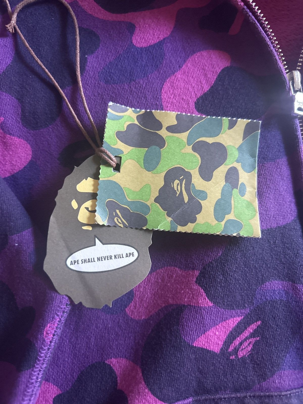Bape COLOR CAMO SHARK FULL ZIP HOODIE Size US L / EU 52-54 / 3 - 6 Thumbnail