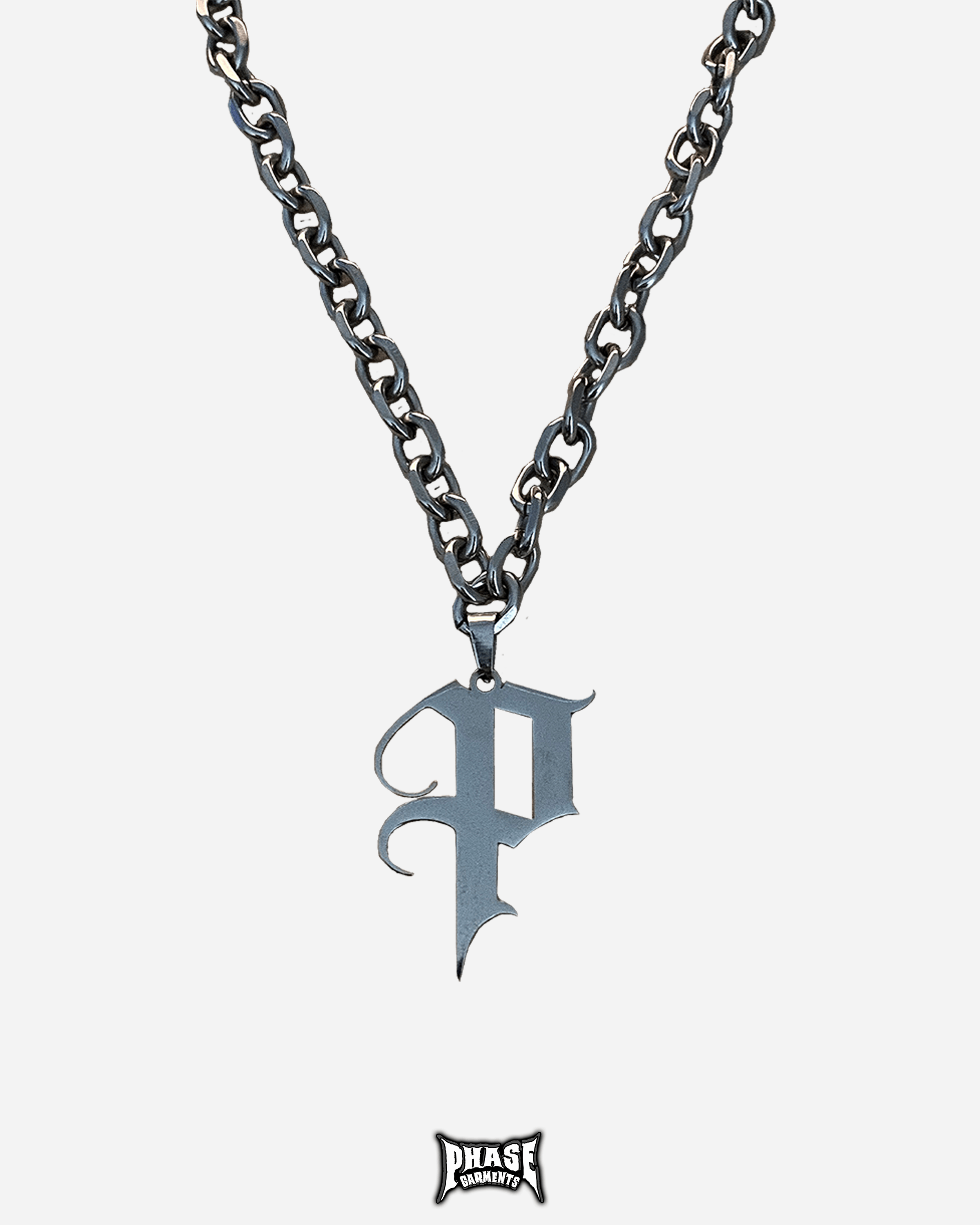 PHASE Garments P Logo Necklace (24 Inch) Size ONE SIZE - 1 Thumbnail