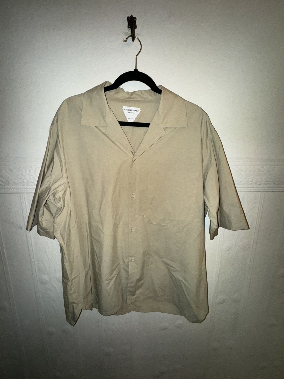 Bottega Veneta Spring 2020 boxy short sleeve button up Size US XL / EU 56 / 4 - 1 Thumbnail
