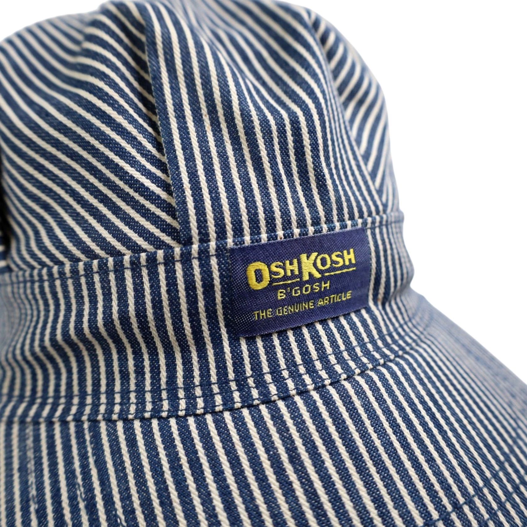 Vintage VINTAGE OshKosh B’Gosh Train Conductor Snapback Hat Mens OS Blue Snapback Hats Size ONE SIZE - 3 Thumbnail