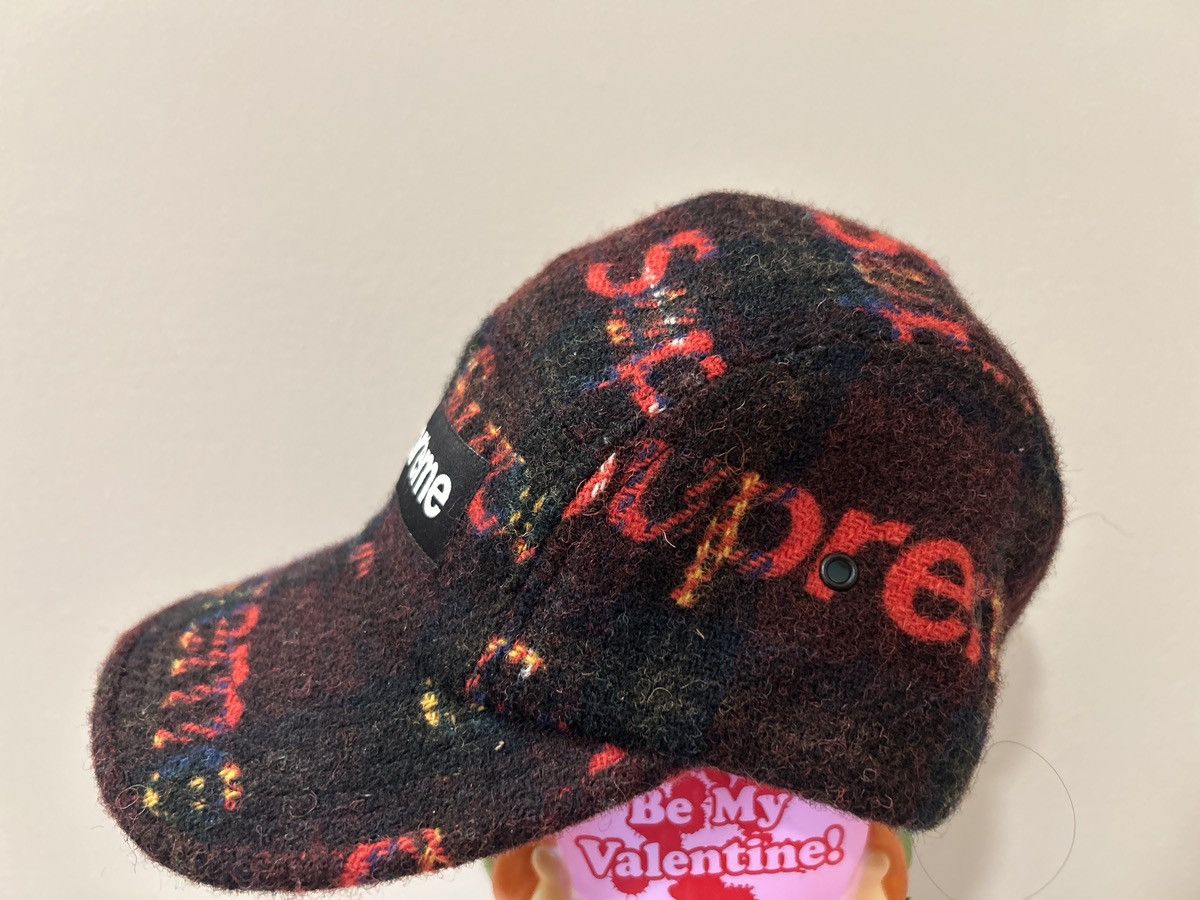 Supreme Harris Tweed Camp Cap Wool Hat Size ONE SIZE - 2 Thumbnail