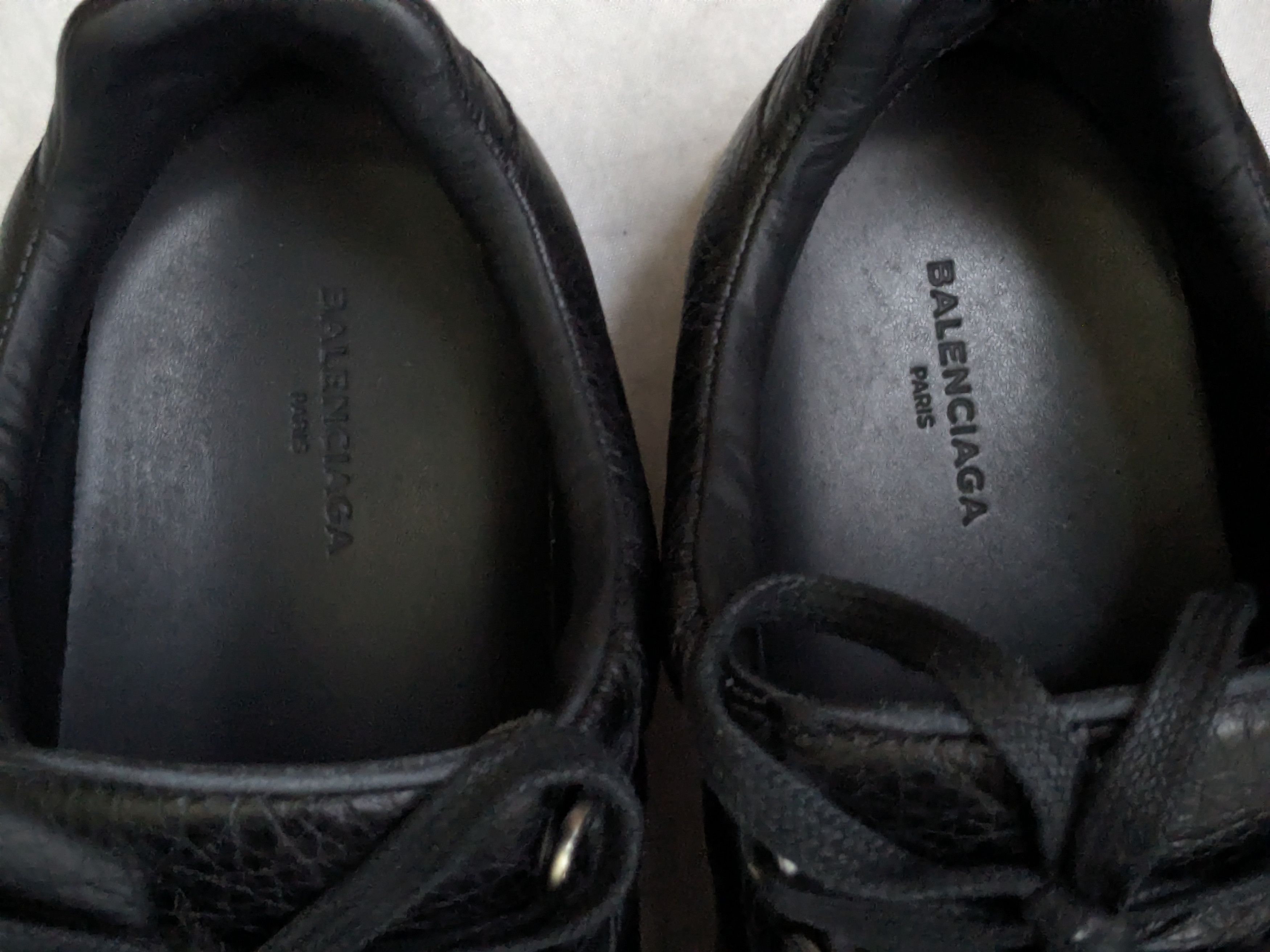 Balenciaga Balenciaga Arena Sneakers Black 10 Low Tops Leather Size US 10 / EU 43 - 7 Thumbnail