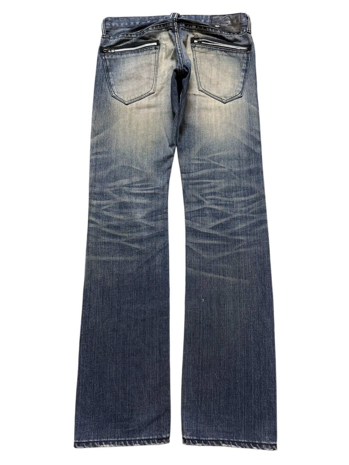 semanticdesign Vintage 90s Japanese Brand Faded Wash Distress Straight Leg Size US 31 - 2 Thumbnail