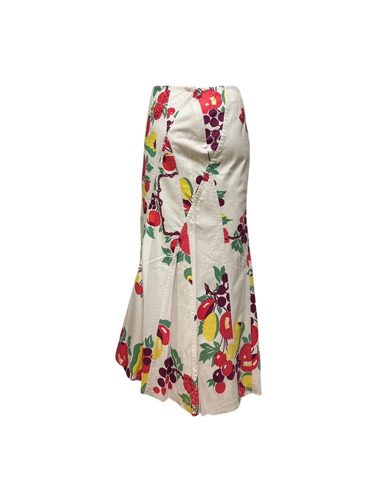 Junya Watanabe JUNYA WATANABE Spring Summer 2003 Fruit Print Maxi Skirt Size 27" / US 4 / IT 40 - 2 Thumbnail