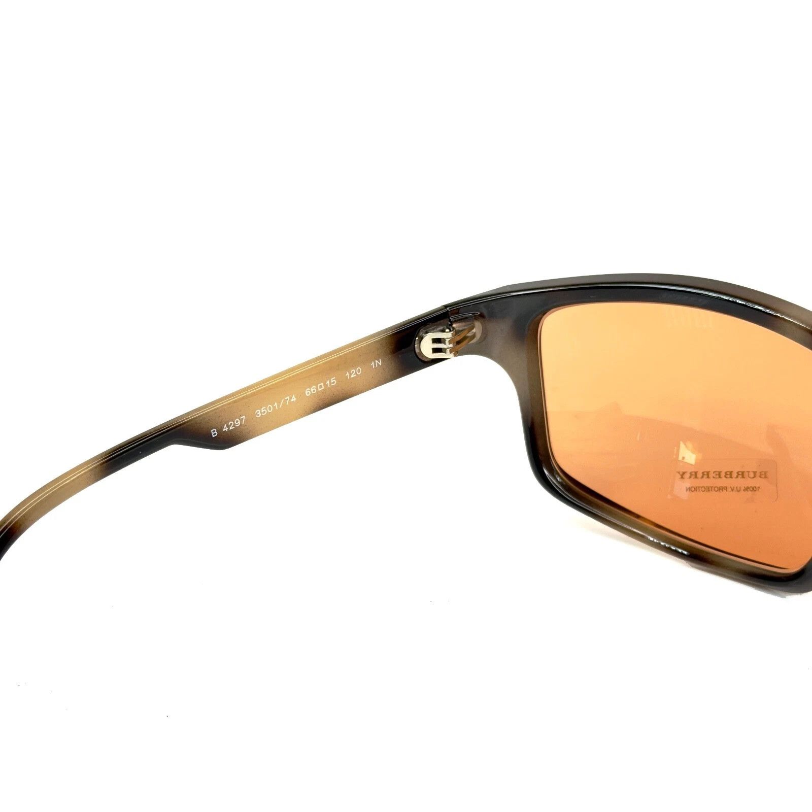 Burberry BURBERRY BE4297 4297 Wrap Mask Spotted Beige Orange Size ONE SIZE - 5 Thumbnail