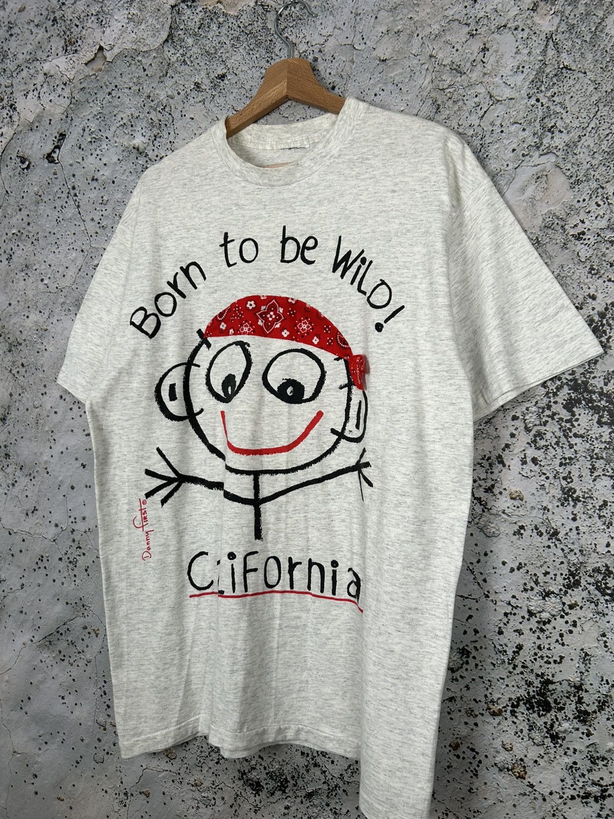 Vintage Vintage 90s Danny First Born To Be Wild California Tee Size US XL / EU 56 / 4 - 2 Thumbnail