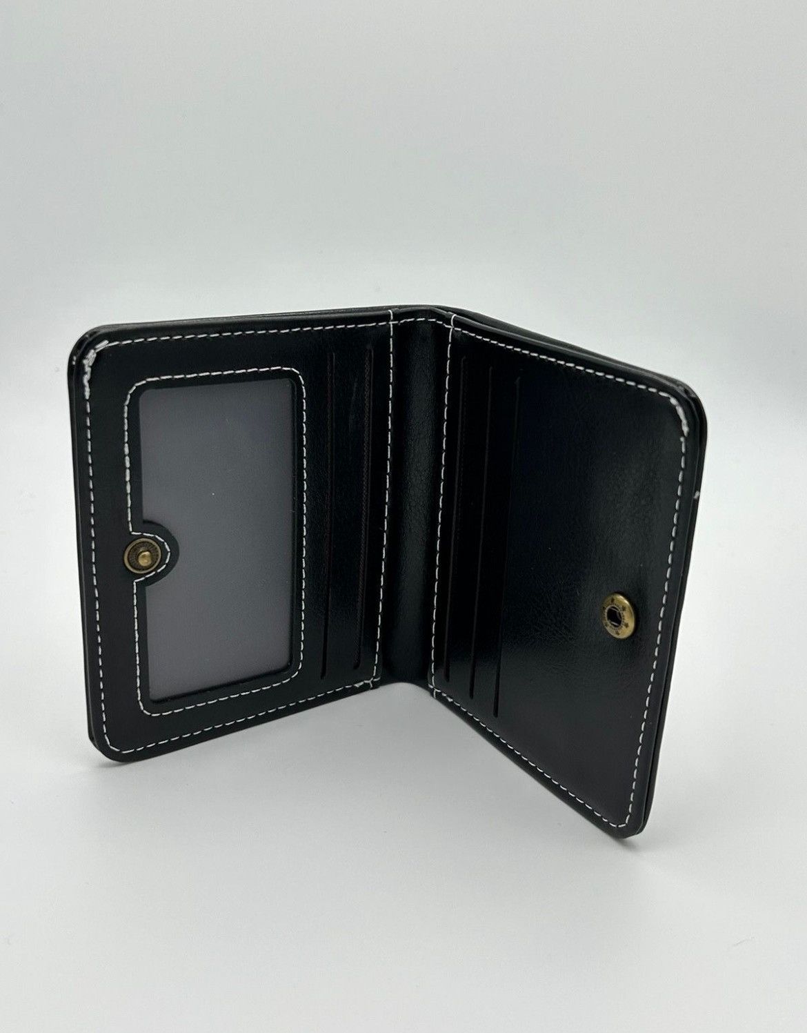 Japanese Brand × Vintage Y2K Leather Cross Wallet (black) Size ONE SIZE - 6 Thumbnail