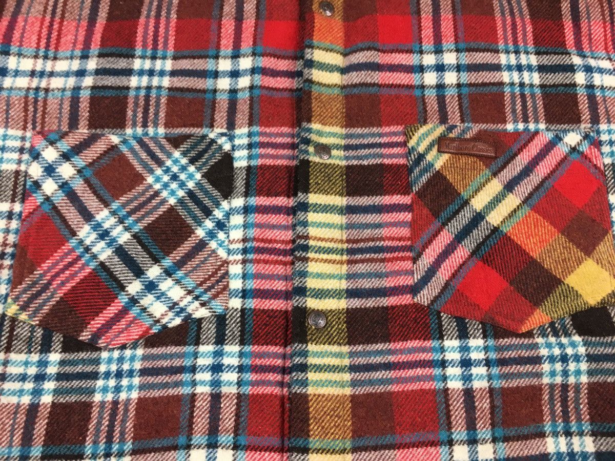 Flannel × Marlboro Classics Marlboro Classics Western Shirt Flannel Plaid Checked Size US L / EU 52-54 / 3 - 4 Thumbnail