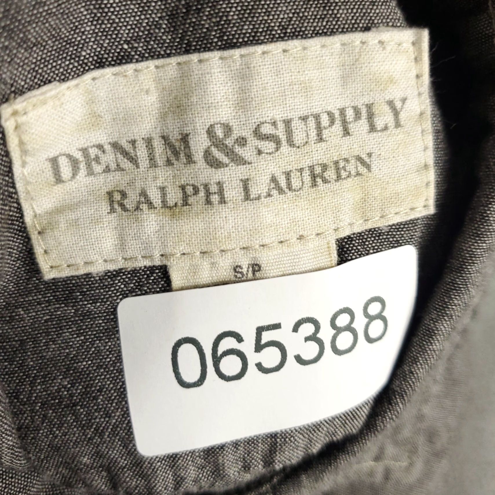 Ralph Lauren Denim & Supply Ralph Lauren Shirt Mens Small Gray Button-Up Long Sleeve 2 Pocket Size US S / EU 44-46 / 1 - 8 Thumbnail