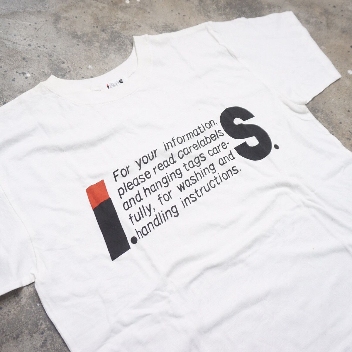 Issey Miyake Vintage 80s Issey Miyake Care Label Logo tshirt Size US M / EU 48-50 / 2 - 2 Thumbnail