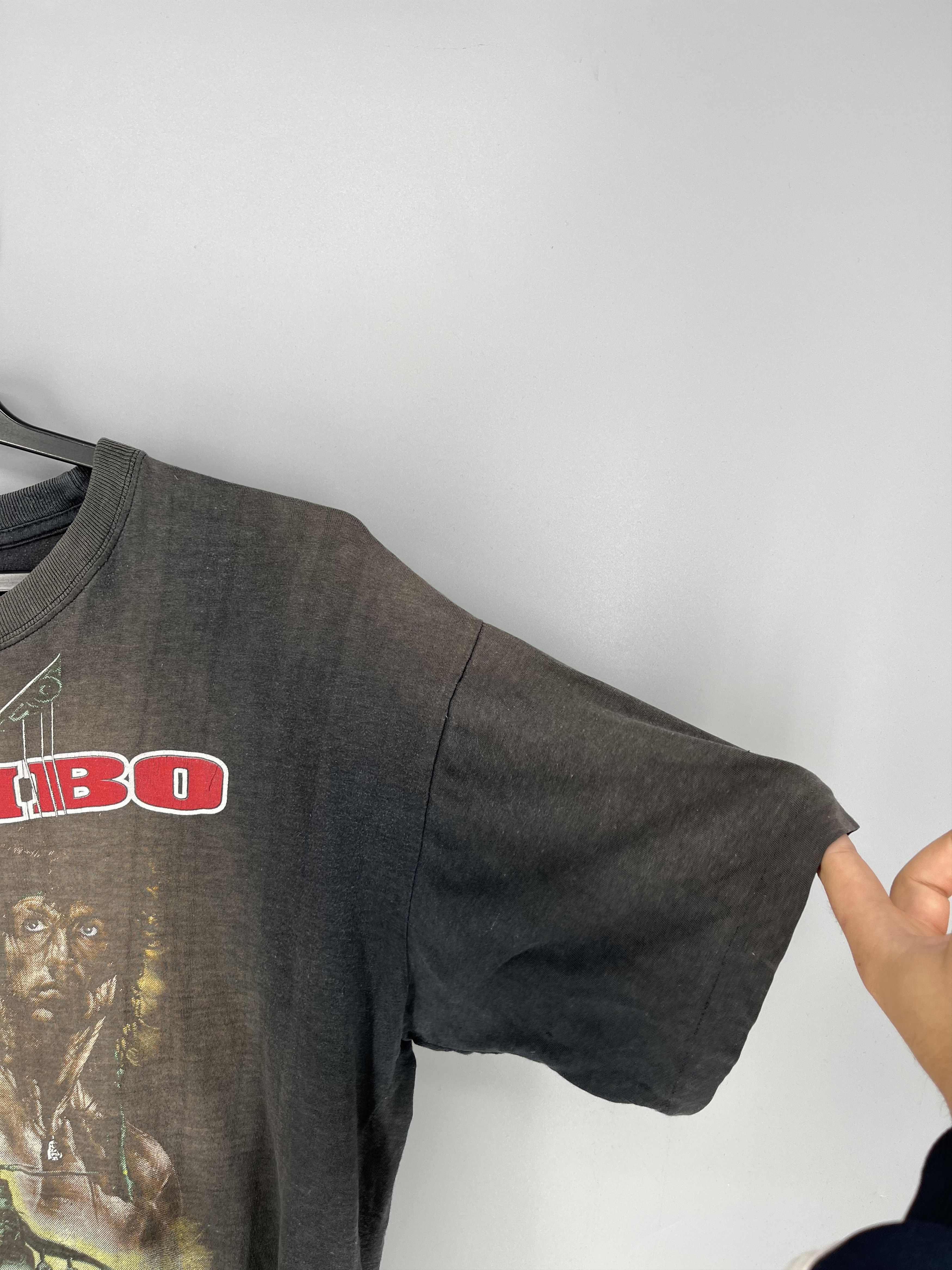 Japanese Brand Vintage 90s Rambo Movie Tee Sylvester Stallone Rap Print Size US M / EU 48-50 / 2 - 8 Thumbnail