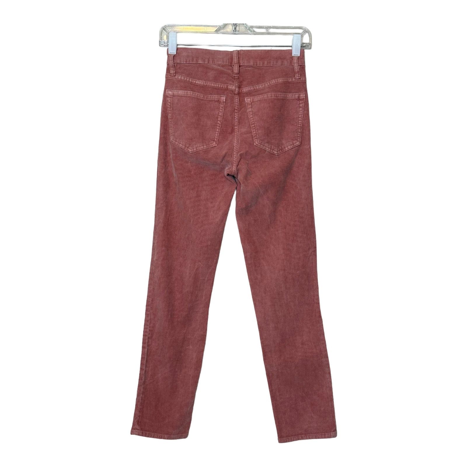 J.Crew J.Crew pink corduroy straight stretch jeans size 24- 0 Size 25" / US 0 / IT 36 - 2 Thumbnail