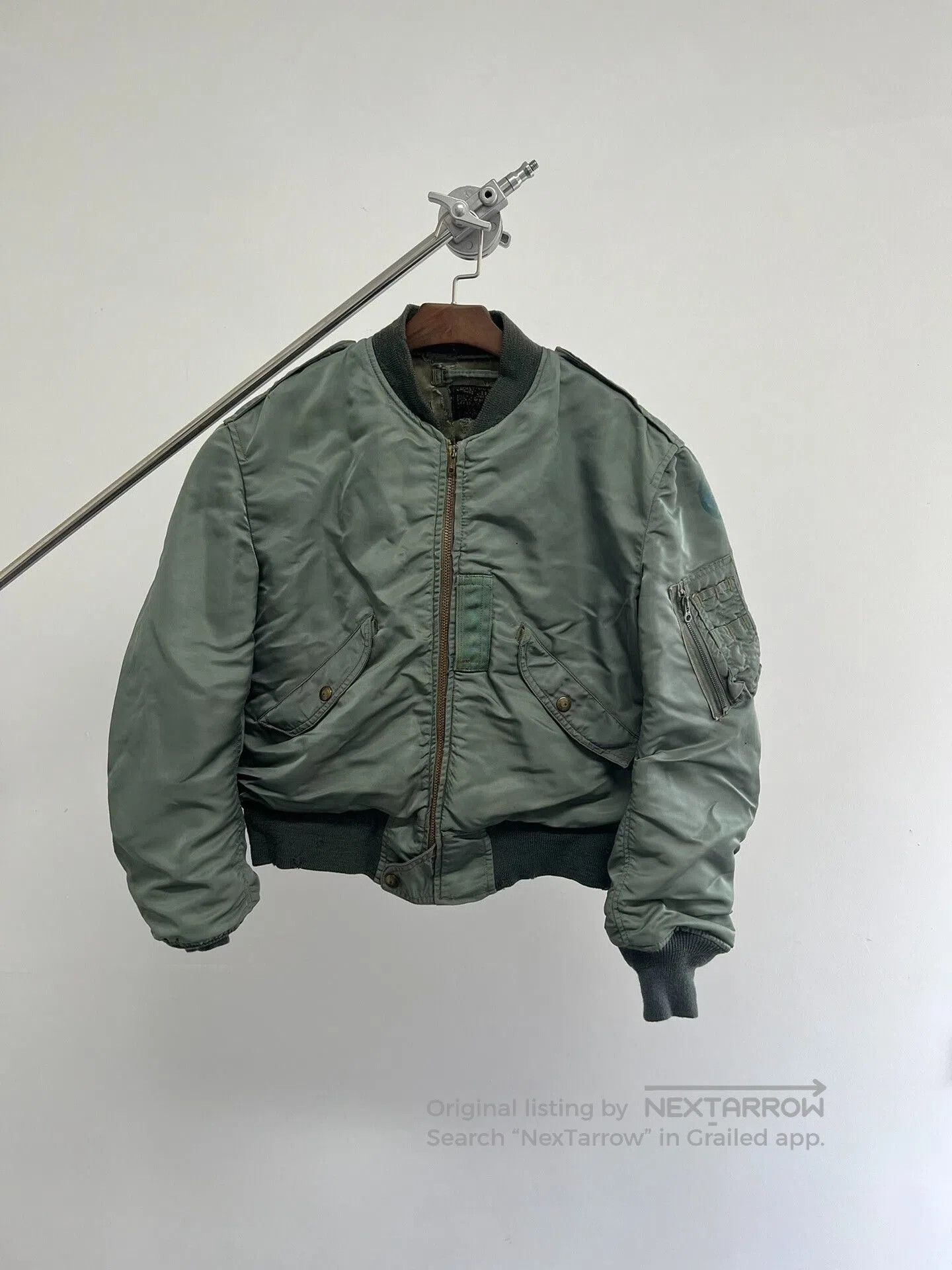 VINNY's Vintage 50s Military L-2B Bomber Jacket. Size US M / EU 48-50 / 2 - 1 Thumbnail