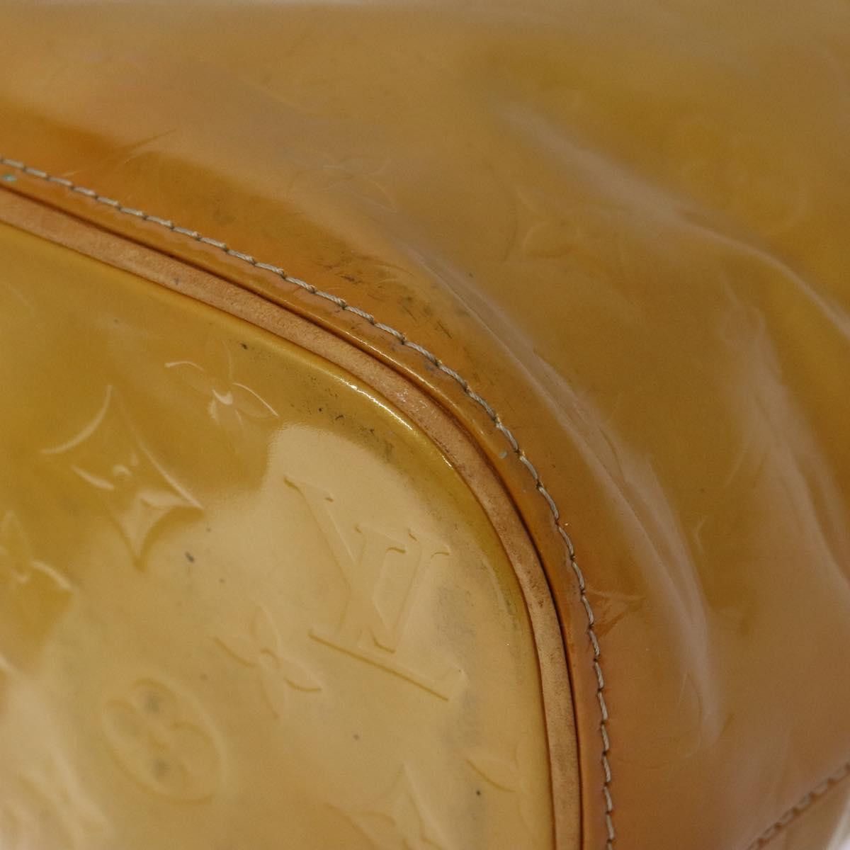 Louis Vuitton LOUIS VUITTON Monogram Vernis Houston Hand Bag Beige M91004 Size ONE SIZE - 15 Thumbnail