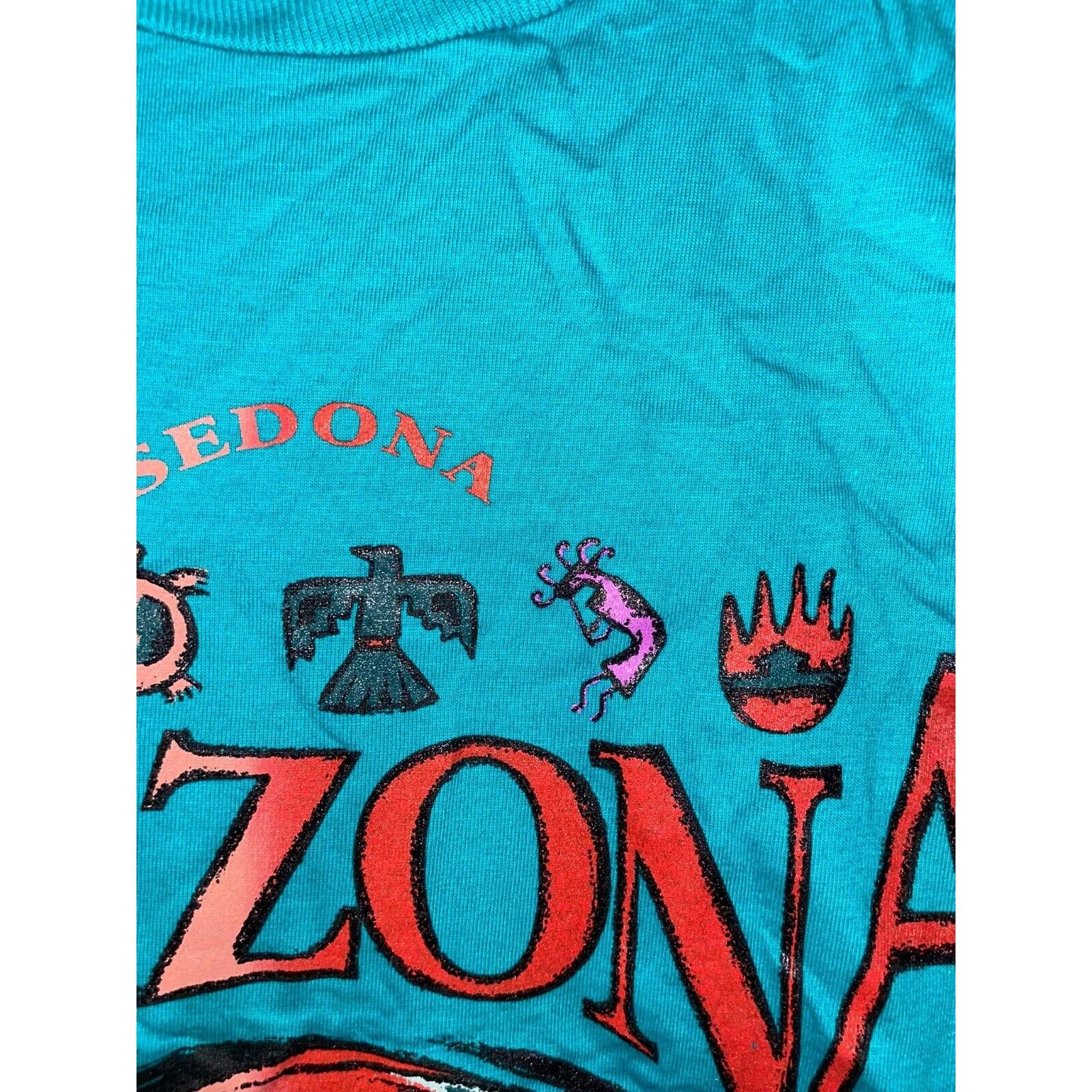 Jerzees Vintage Native American Shirt Arizona Sedona Tee VTG 90s L Size US L / EU 52-54 / 3 - 7 Thumbnail