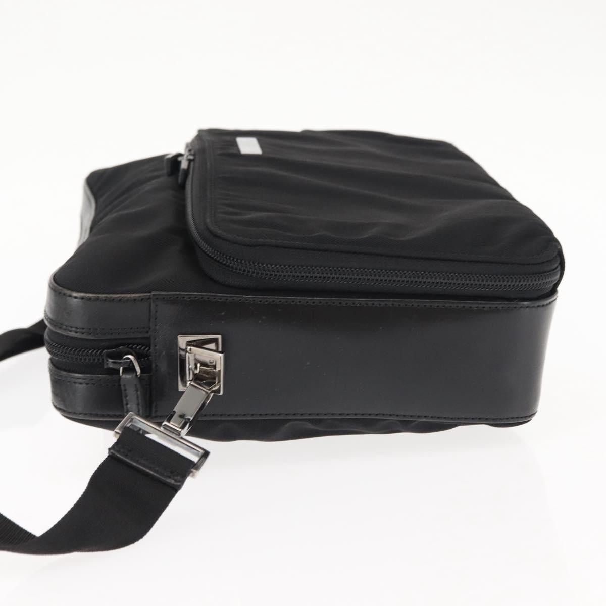 Gucci GUCCI Shoulder Bag Nylon Leather Black Size ONE SIZE - 5 Thumbnail