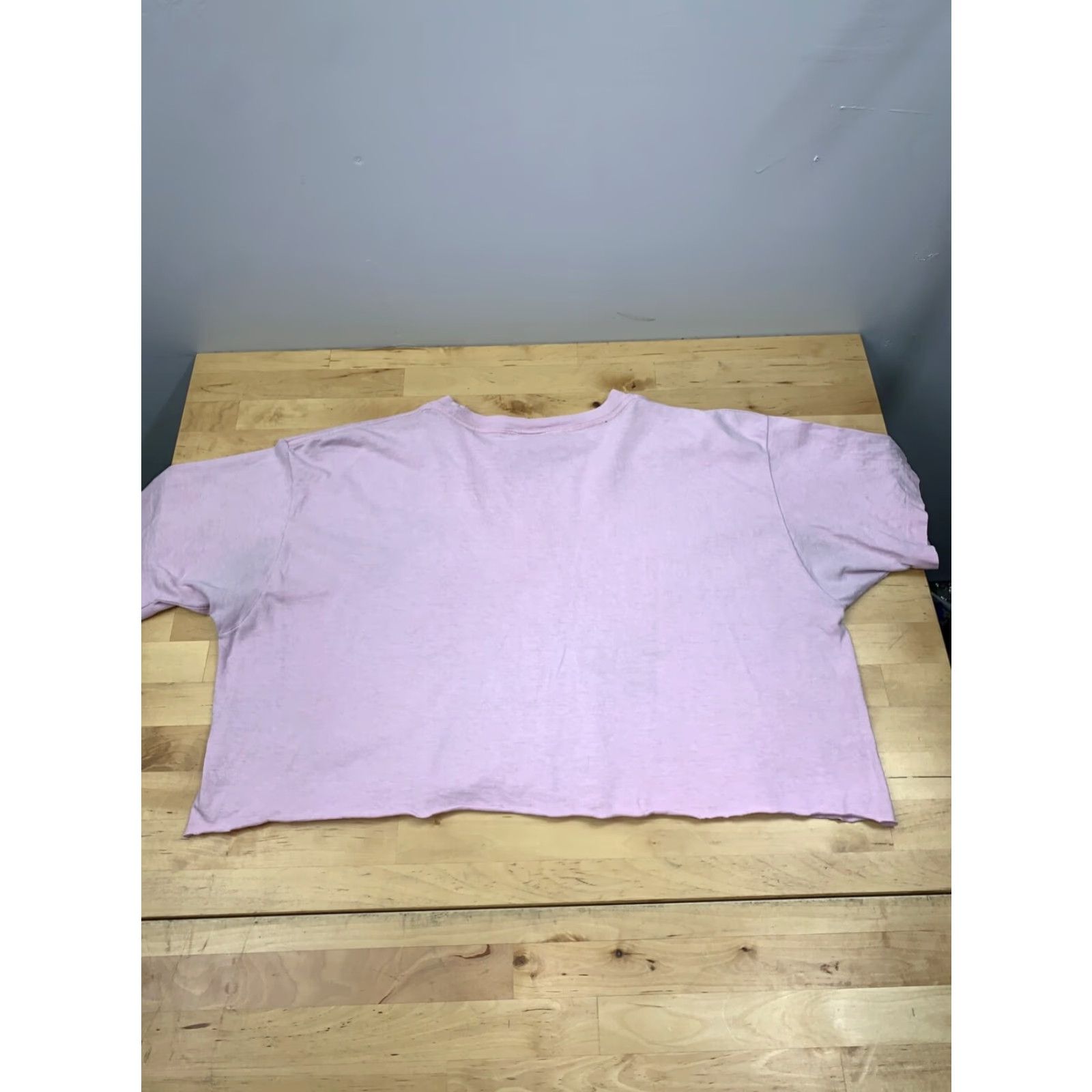 Anvil VINTAGE Hawaii Beach Club Pink Crop Top One Size Baggy Loose USA #6737 Nike Shirt Size ONE SIZE - 3 Thumbnail
