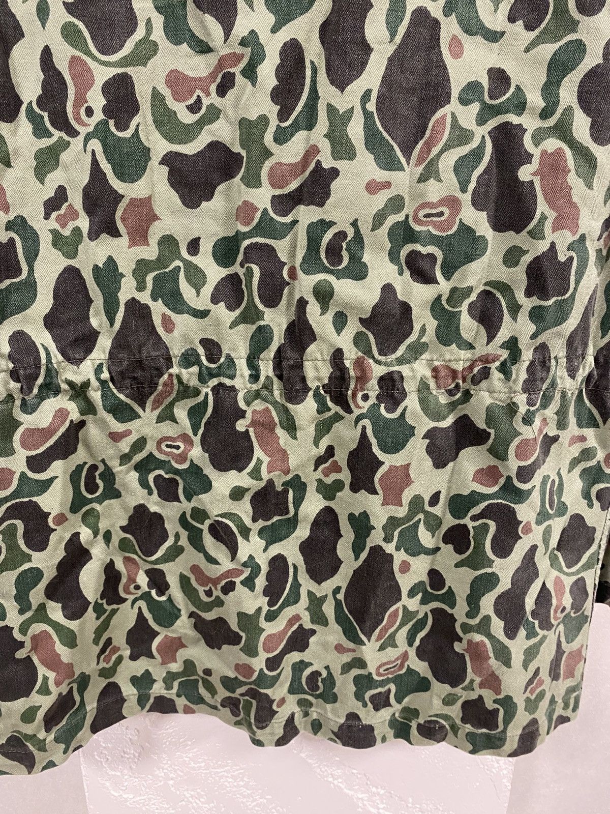 Vintage Vintage South Korea War Vietnam Era Duck Frog Camo Overshirt Size US S / EU 44-46 / 1 - 13 Thumbnail
