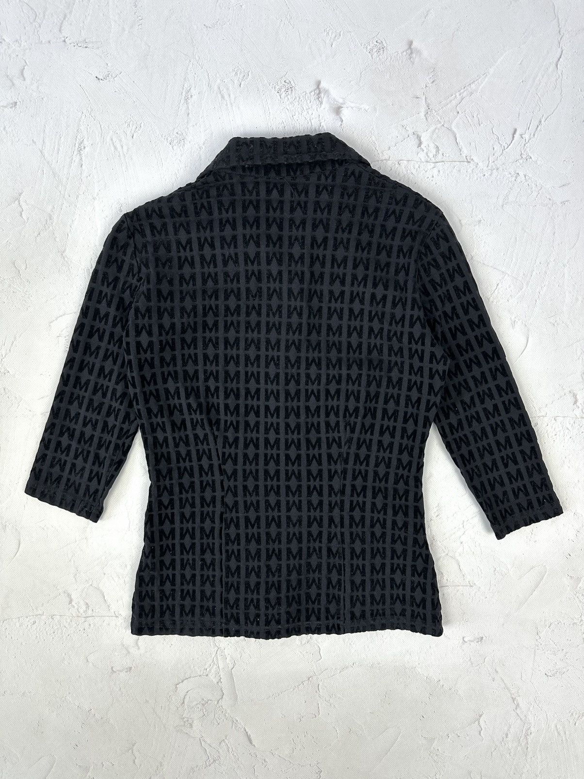 Beauty Beast × Japanese Brand × Vintage Vintage Morgan Monogram Shirt Size XS / US 0-2 / IT 36-38 - 4 Thumbnail