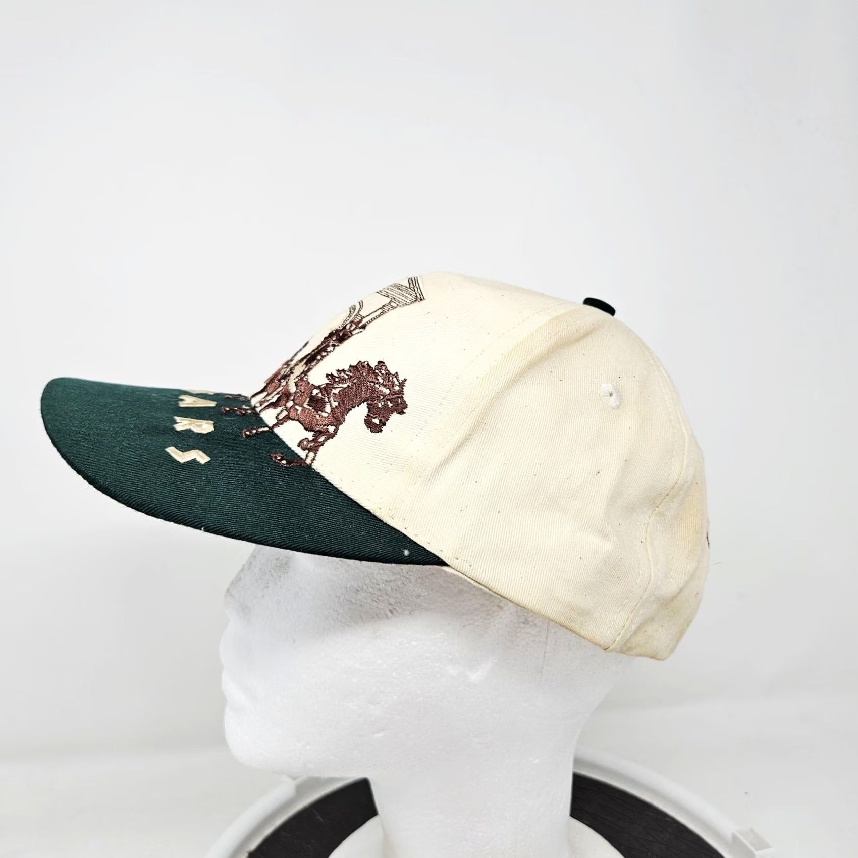 Vintage VINTAGE Caesars Atlantic City Hat Cap Snap Back One Size White Mens Green Bill Size ONE SIZE - 6 Thumbnail