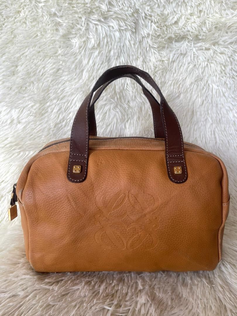 Loewe Loewe Anagram Leather Boston Bag Size ONE SIZE - 4 Thumbnail