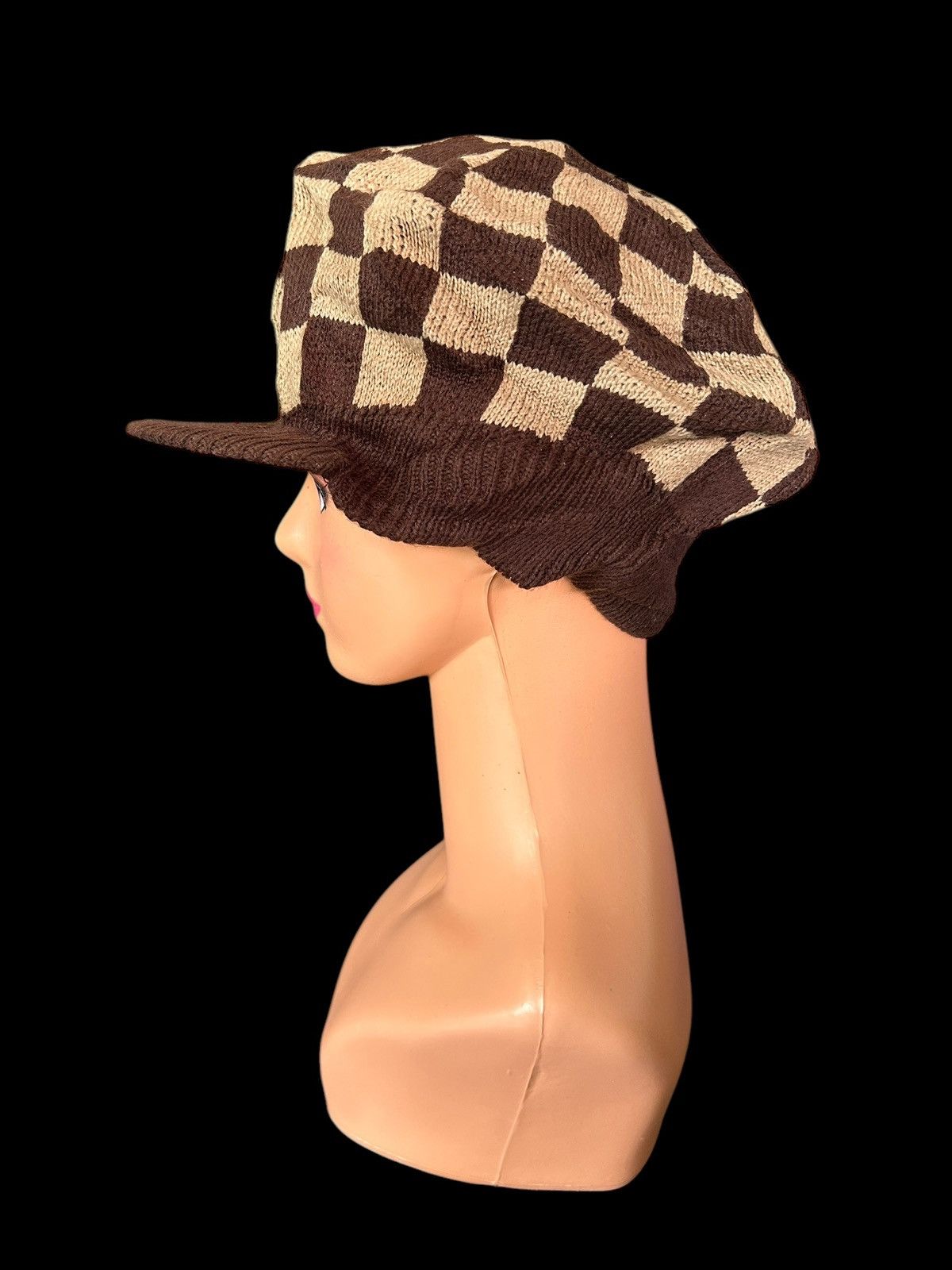 Japanese Brand × Kapital × Vintage Vtg Japanese Style Knitted Big Hats Rare ☠️☠️ Size ONE SIZE - 2 Thumbnail