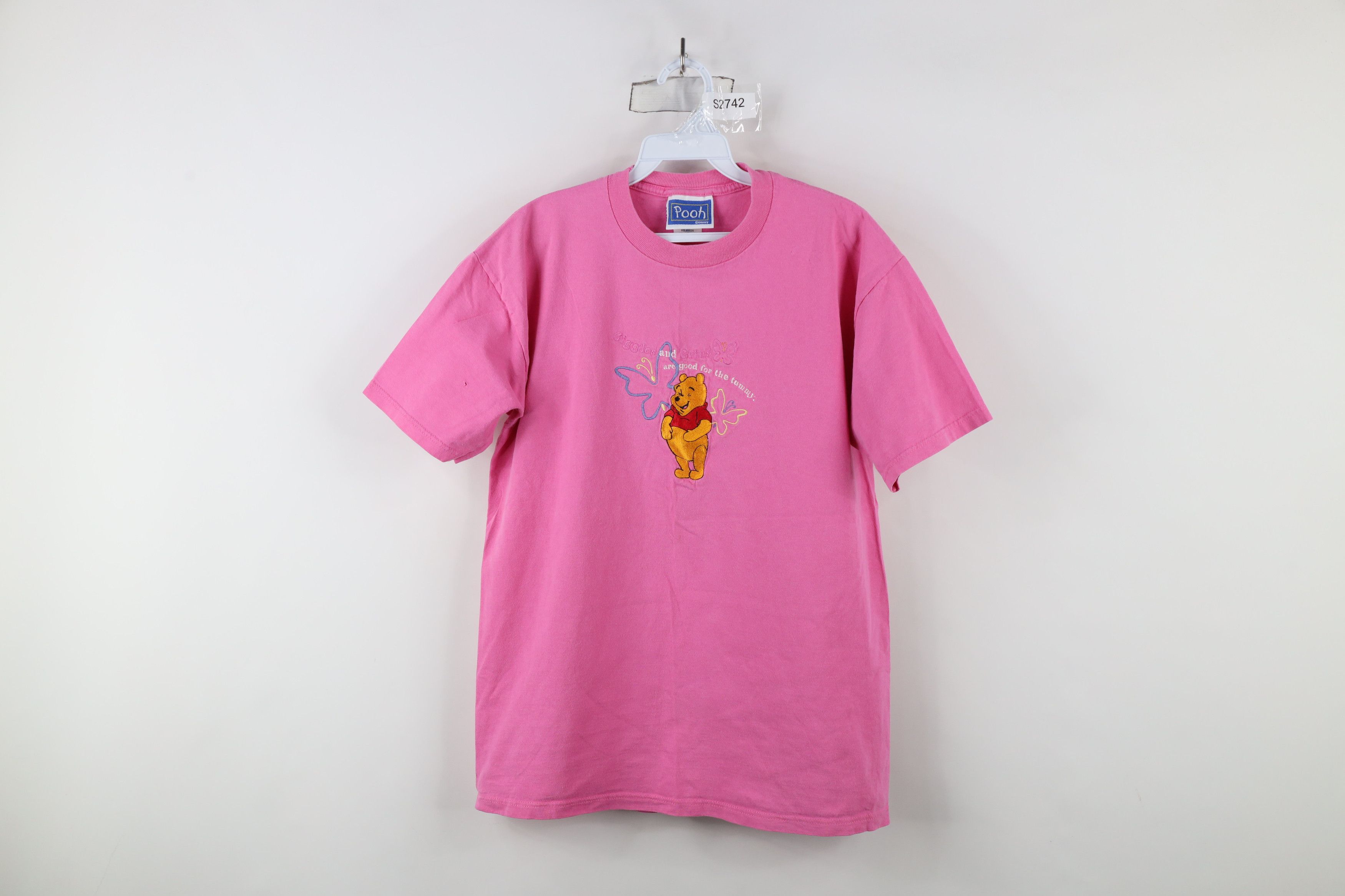 Disney × Vintage Vintage 90s Disney Winnie the Pooh Butterfly T-Shirt USA Size M / US 6-8 / IT 42-44 - 1 Thumbnail