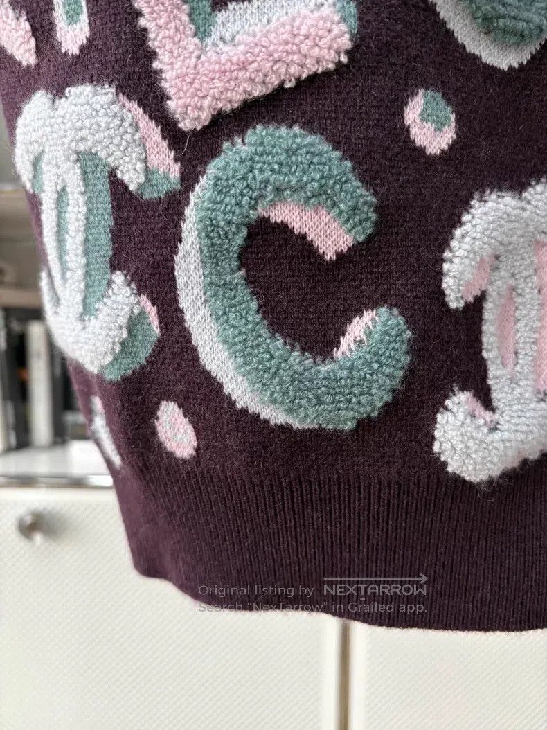 Chanel Chanel 22N Ski Series Sauce Purple Pink Letter Embossed Lo Size XS / US 0-2 / IT 36-38 - 4 Thumbnail
