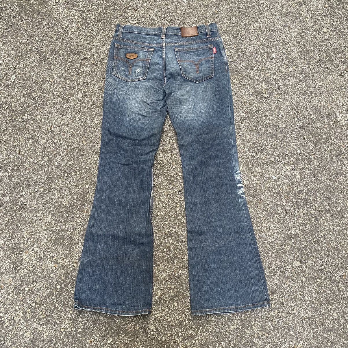 Hysteric Glamour Flare Jeans by Impala Japanese Brand Clawmark Boot Cut Denim Size US 32 / EU 48 - 7 Thumbnail