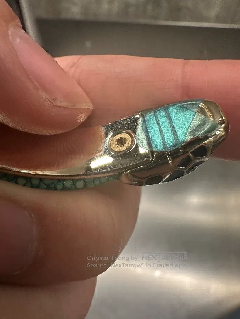 Bvlgari Bvlgari Green Snake Bracelet Size ONE SIZE - 3 Thumbnail