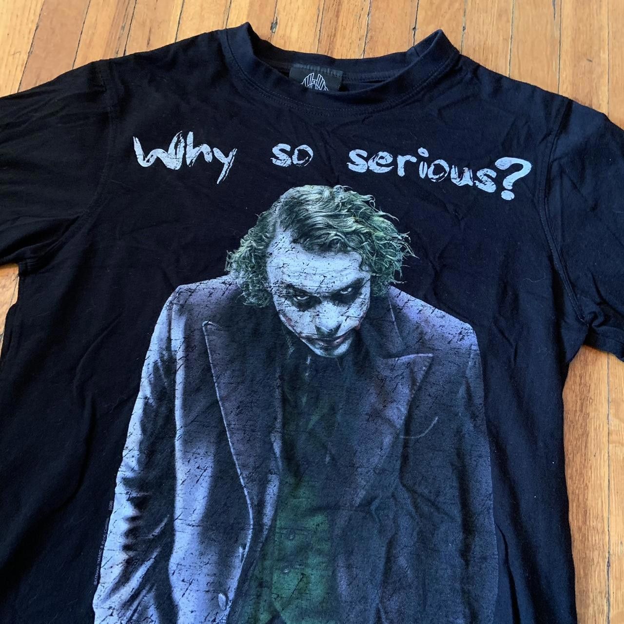 Designer The Dark Knight Why So Serious Joker T Shirt Small Size US S / EU 44-46 / 1 - 3 Thumbnail