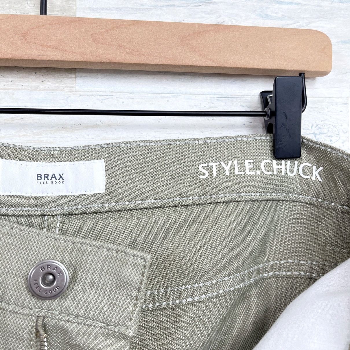 BRAX BRAX Chuck Hi Flex Jeans Green Slim Straight Mens 32x34 Size 32" / US 10 / IT 46 - 7 Thumbnail
