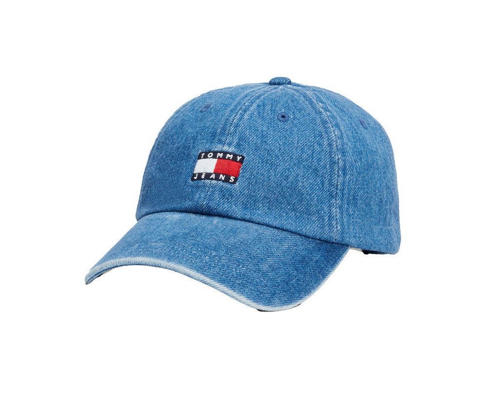 Tommy Hilfiger TOMMY HILFIGER Heritage Faded Denim Baseball Cap Women Size ONE SIZE - 1 Thumbnail