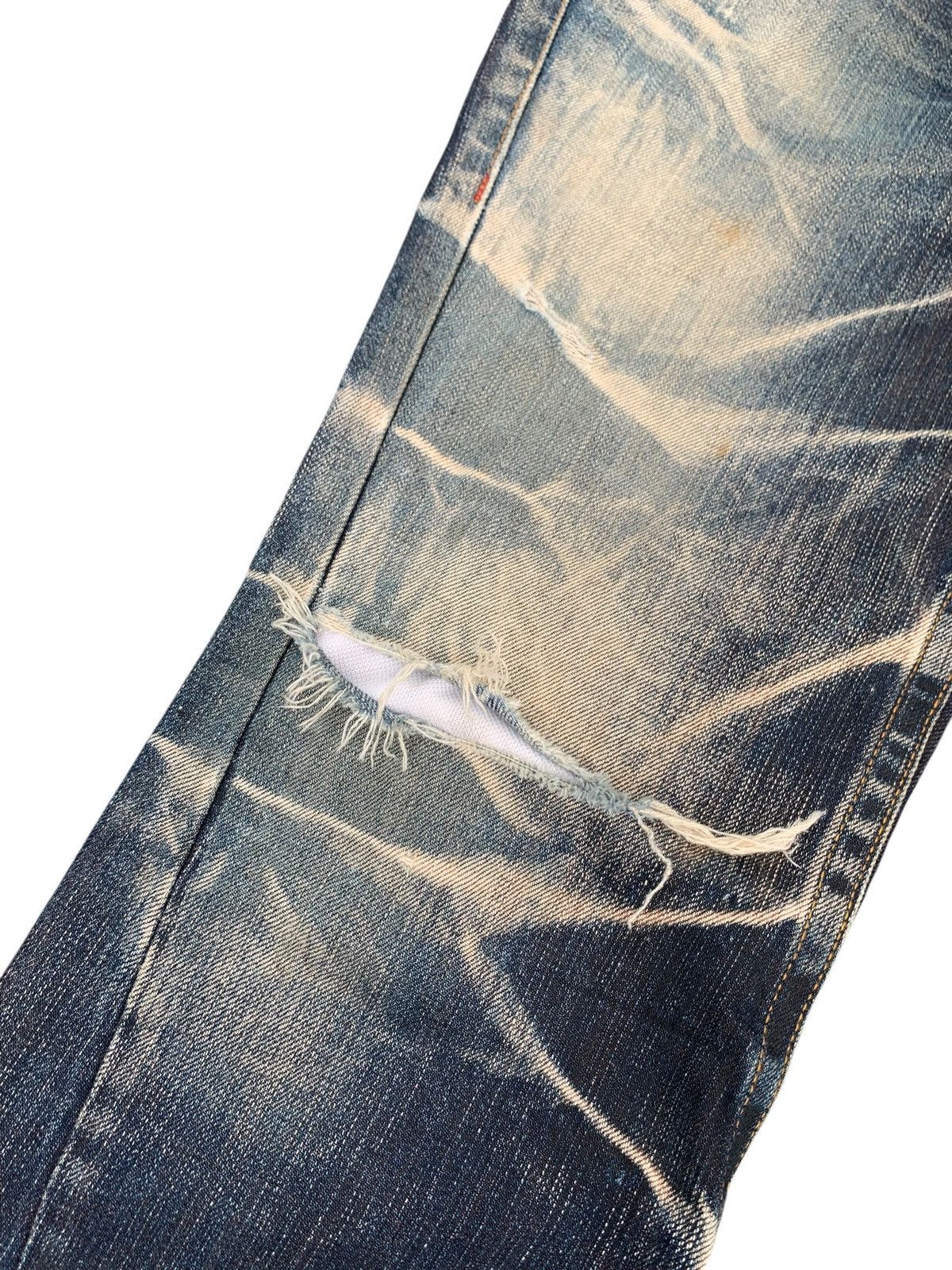 Tornado Mart FLARE TORNADO MART MUDWASH DISTRESSED DENIM Size US 34 / EU 50 - 17 Thumbnail
