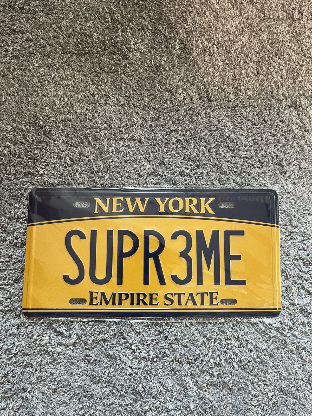 Supreme License Plate | Grailed
