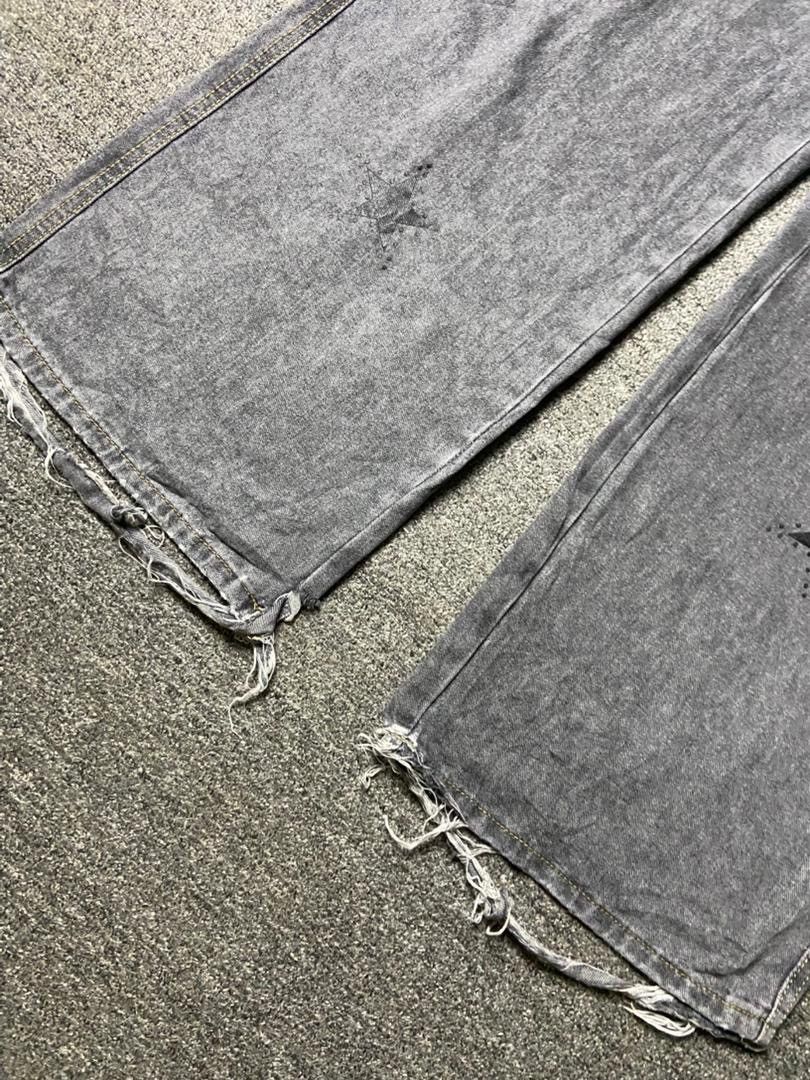 Japanese Brand Romme Brand Distressed Cargo Jeans (172) Size US 30 / EU 46 - 10 Thumbnail