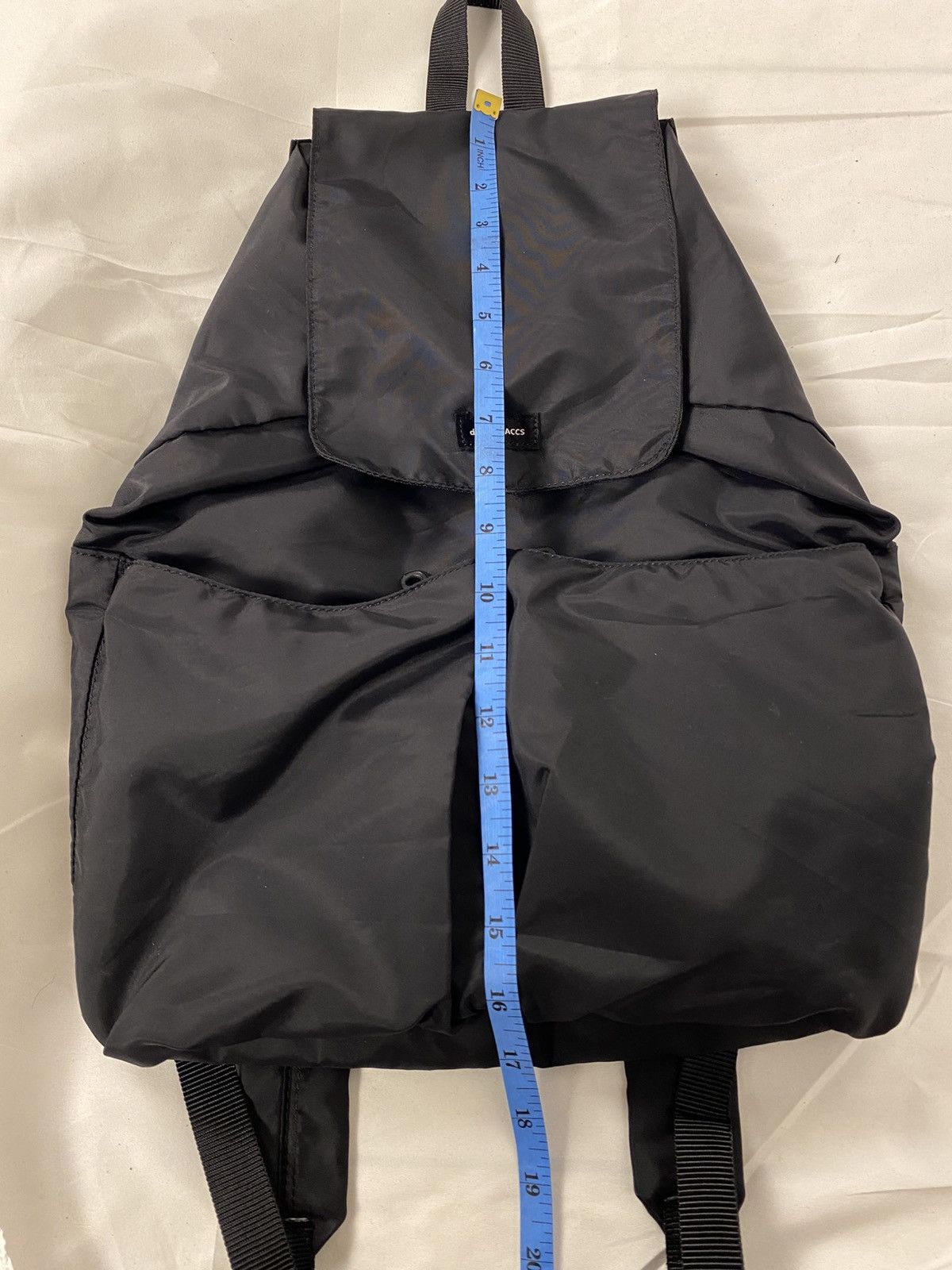 Yohji Yamamoto 2000 Yohji Yamamoto Y’saccs Bagpack Black Nylon Size ONE SIZE - 14 Thumbnail