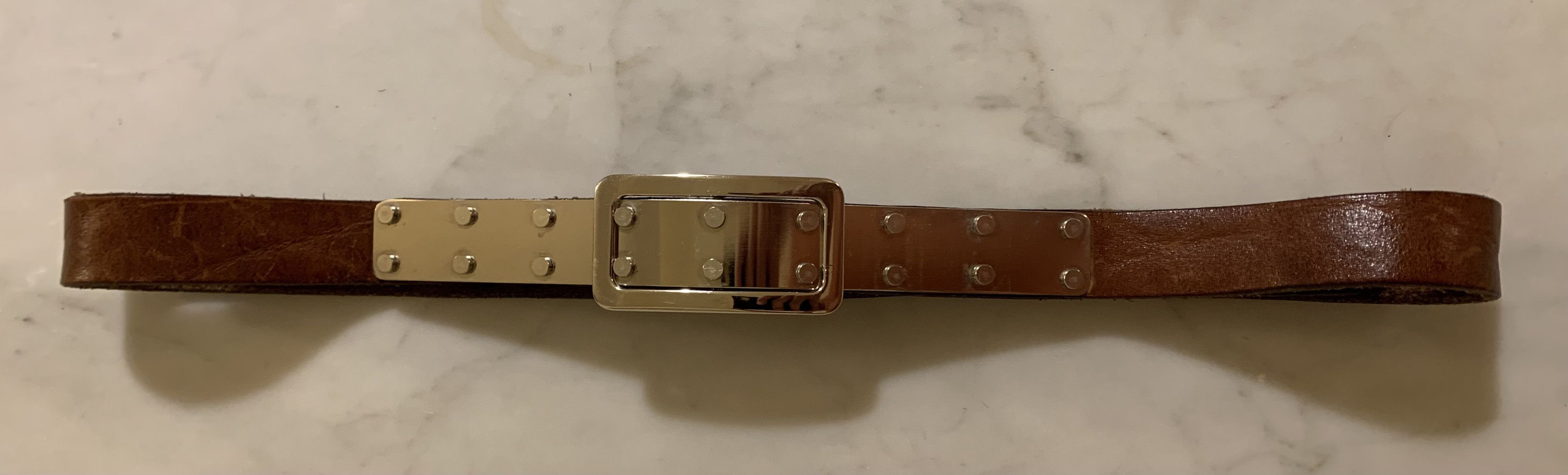 image of Maison Margiela Maison Martin Margiela Belt in Brown, Men's